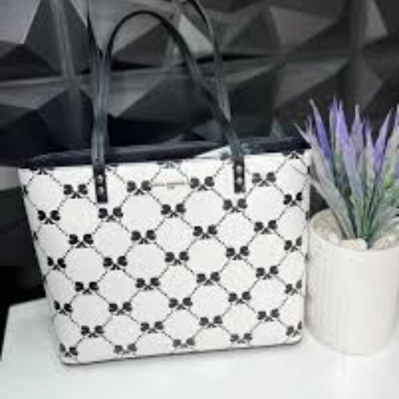 Karl Lagerfeld Black & White handbag 👜 - Picture 4 of 12